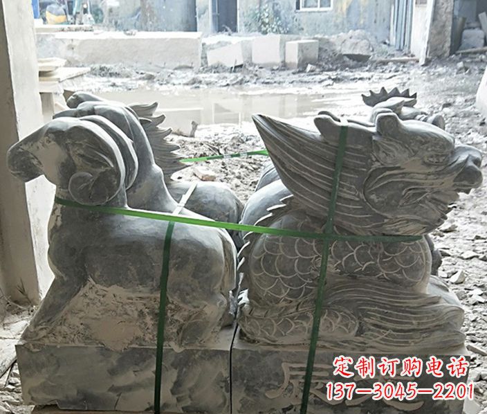 徐州12生肖公园动物石雕