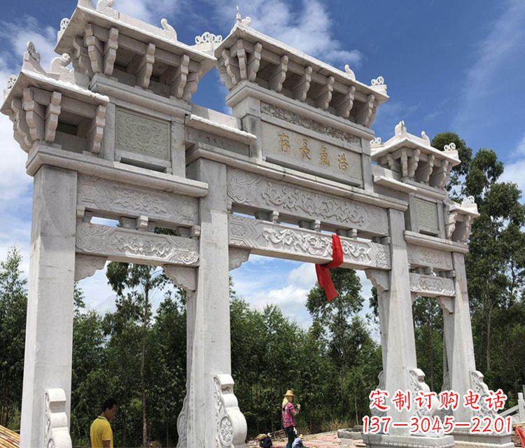 徐州八脚牌坊石雕