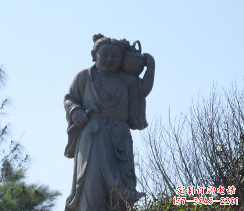 徐州八仙蓝采和石雕