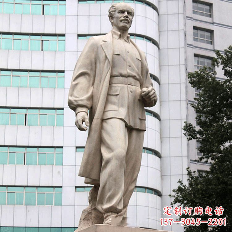 徐州白求恩名医雕塑-医院医学院名人石雕