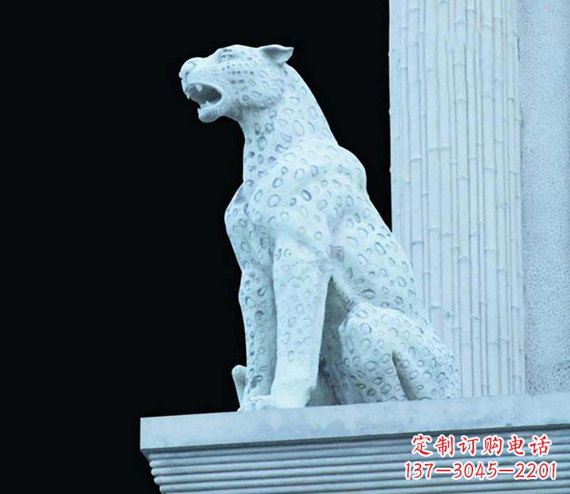 徐州豹子大理石雕塑