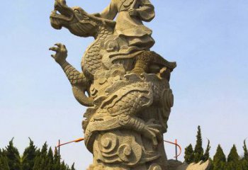 徐州“五帝”之颛顼砂岩石雕像-公园景区古代历史人物雕塑