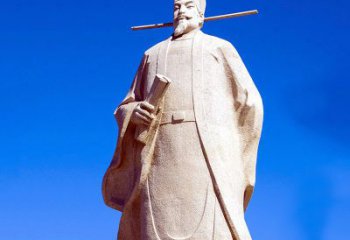 徐州景区园林欧阳修大型砂岩雕像-中国历史文化名人著名文学大家