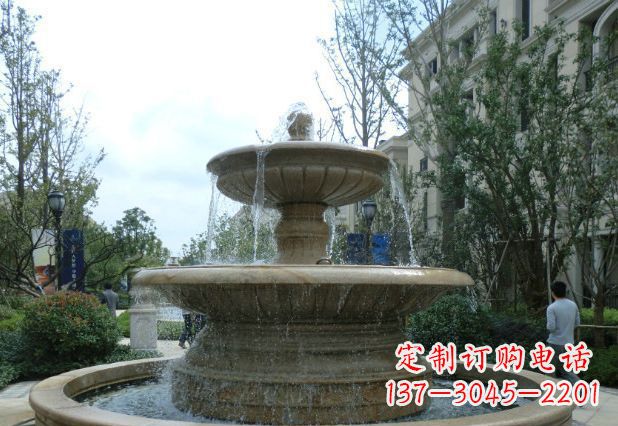 徐州别墅景观大型喷泉石雕 (3)