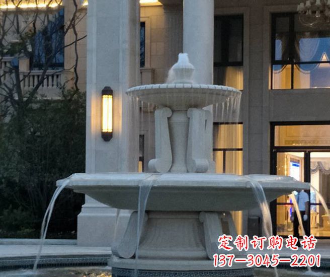 徐州别墅景观小区喷泉石雕