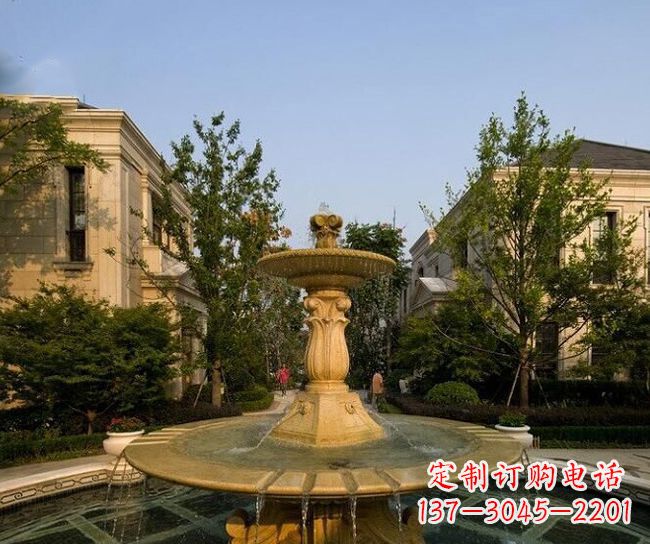 徐州别墅石雕大型喷泉雕塑 (2)