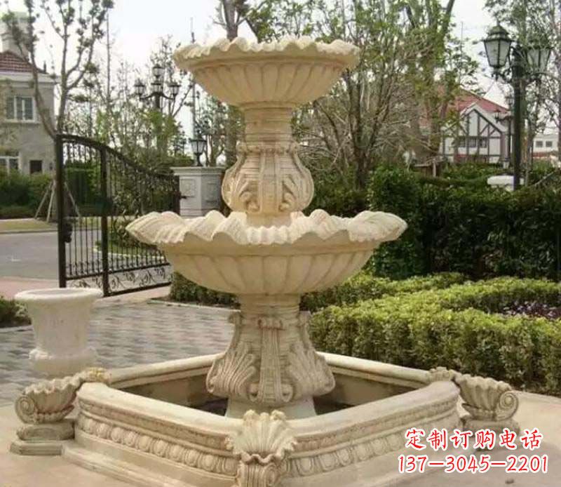 徐州别墅庭院喷泉石雕