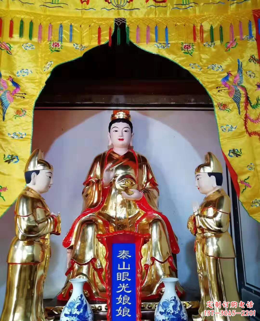 徐州玻璃钢彩绘佛像雕塑寺庙景观雕塑