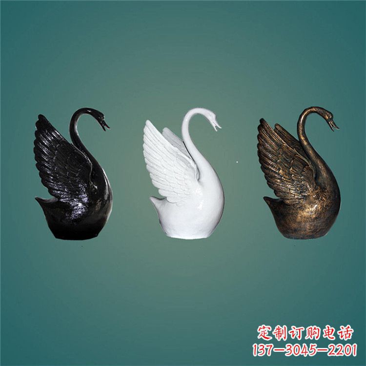 徐州玻璃钢抽象天鹅雕塑-水景水池可喷水动物雕塑摆件