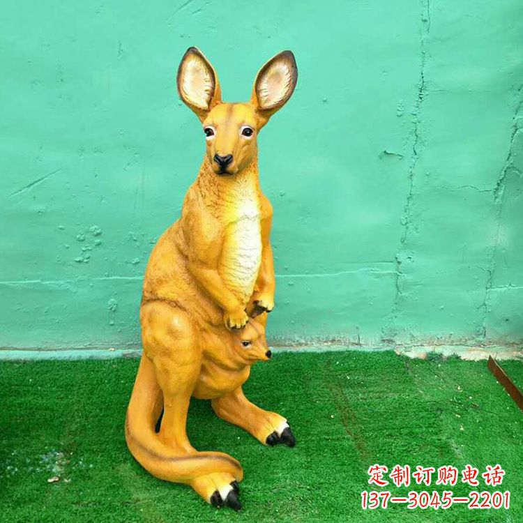 徐州玻璃钢袋鼠雕塑