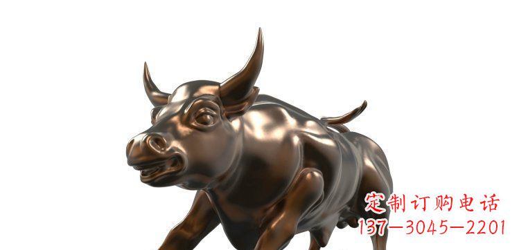 徐州玻璃钢仿铜牛公园动物雕塑_1