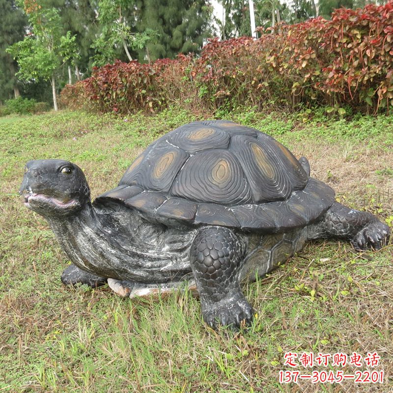 徐州玻璃钢仿真动物乌龟雕塑摆件