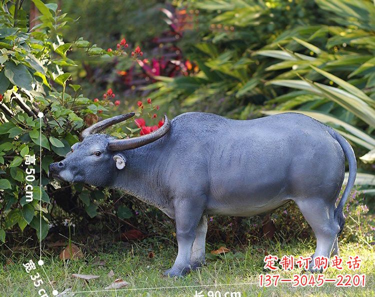 徐州玻璃钢仿真水牛雕塑