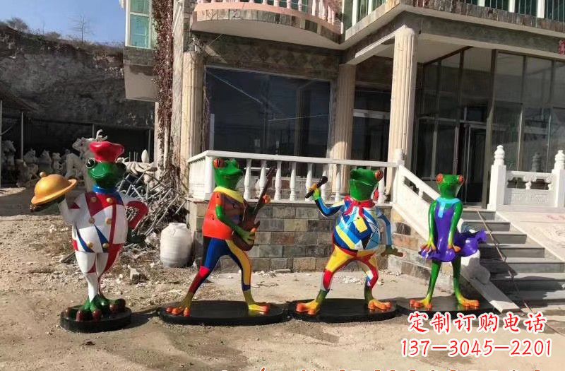 徐州玻璃钢卡通青蛙雕塑