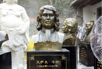 徐州玻璃钢仿铜雕塑——纪念伟大的牛顿