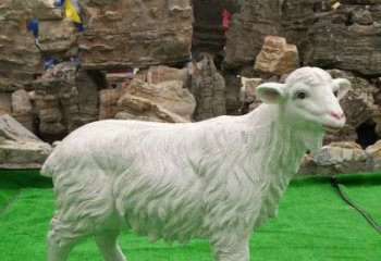徐州玻璃钢绵羊雕塑