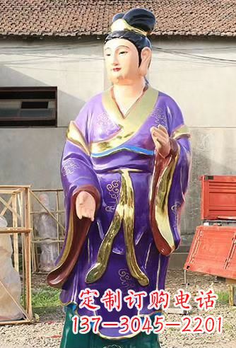 徐州玻璃钢宗教庙宇彩绘八仙神像