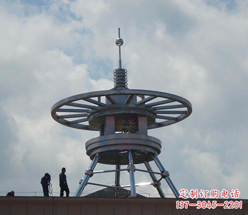 徐州不锈钢避雷针造型景观雕塑
