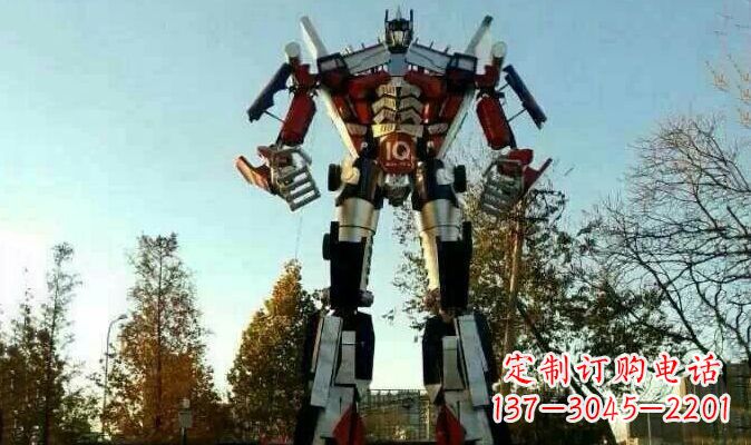 徐州不锈钢变形金刚卡通雕塑
