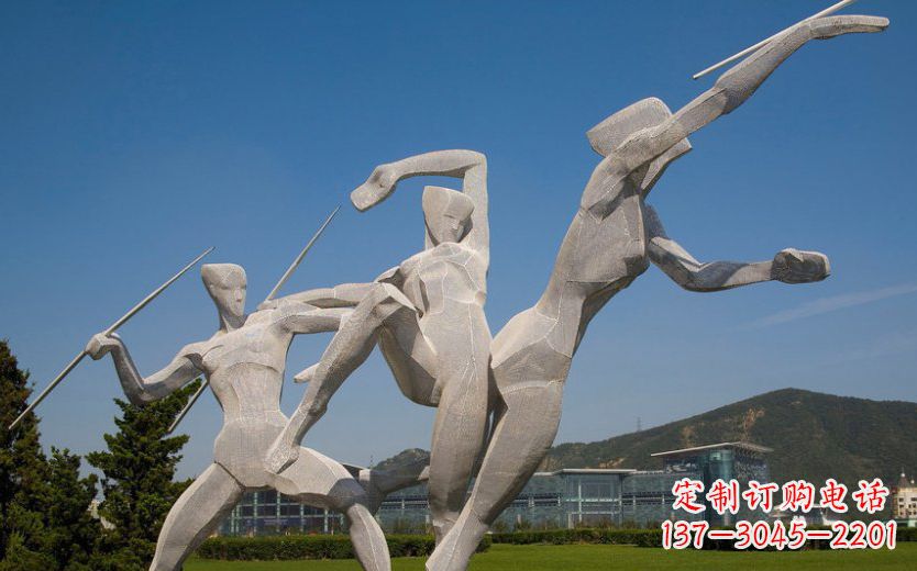 徐州不锈钢标枪运动雕塑