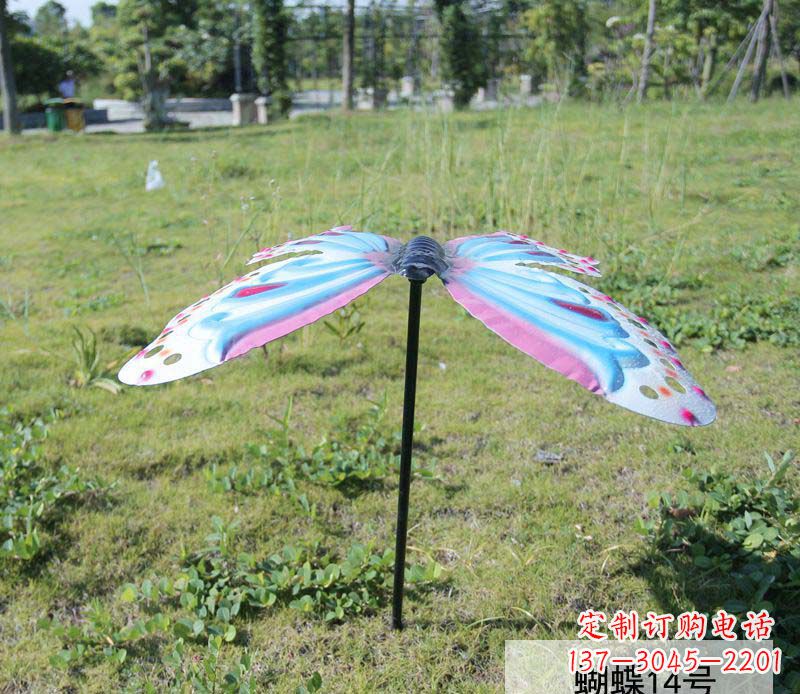 徐州不锈钢彩色蝴蝶雕塑1