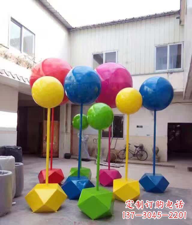 徐州不锈钢彩色气球雕塑