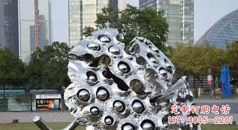 徐州不锈钢城市莲蓬雕塑1