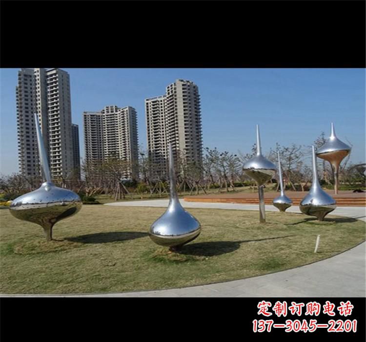 徐州不锈钢城市水滴雕塑
