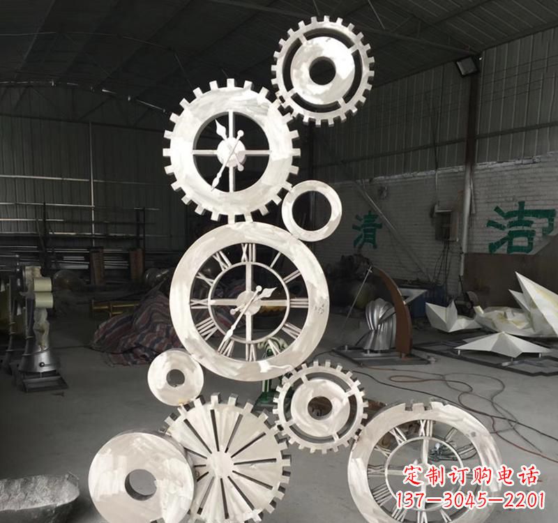 徐州不锈钢齿轮景观雕塑