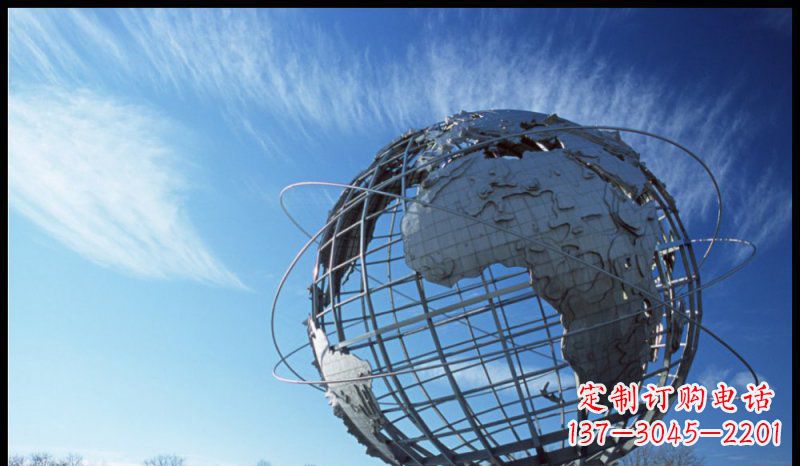 徐州不锈钢抽象地球企业雕塑