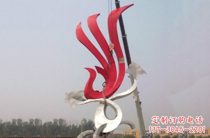 徐州不锈钢抽象凤凰安装