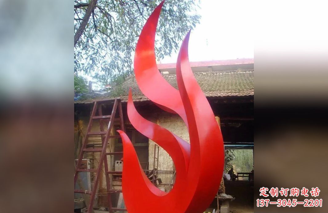 徐州不锈钢抽象凤凰雕塑 (5)