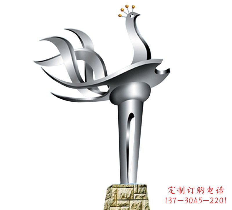 徐州不锈钢抽象凤凰设计图