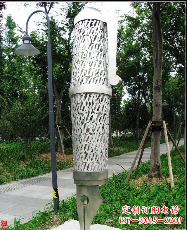 徐州不锈钢抽象钢笔雕塑222