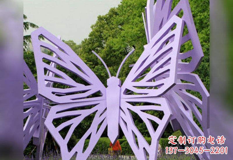 徐州不锈钢抽象蝴蝶雕塑