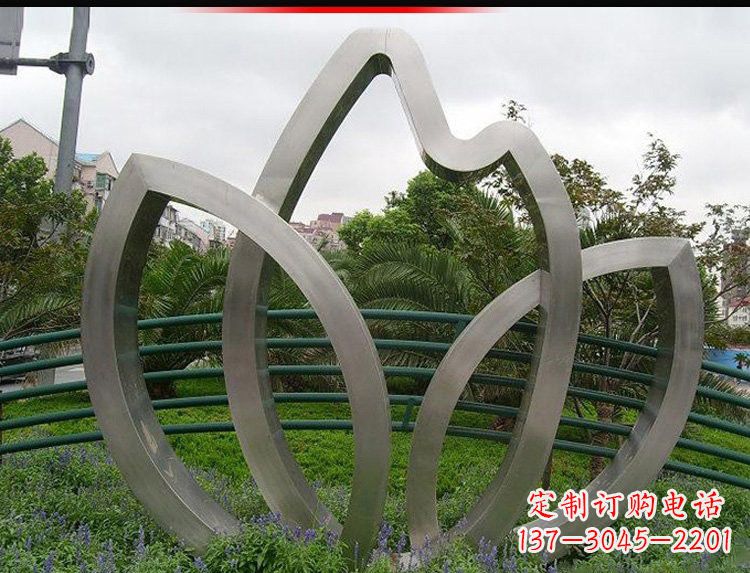 徐州不锈钢抽象树叶雕塑2