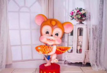 徐州玻璃钢老鼠雕塑吉祥物的象征