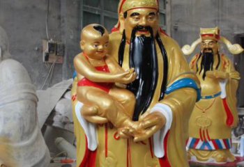 徐州福禄寿神像雕塑给予宗教庙宇灵性的祝福