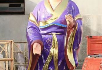 徐州玻璃钢宗教庙宇彩绘八仙神像