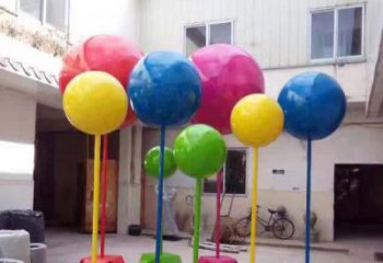 徐州不锈钢彩色气球雕塑艺术的绚丽缤纷