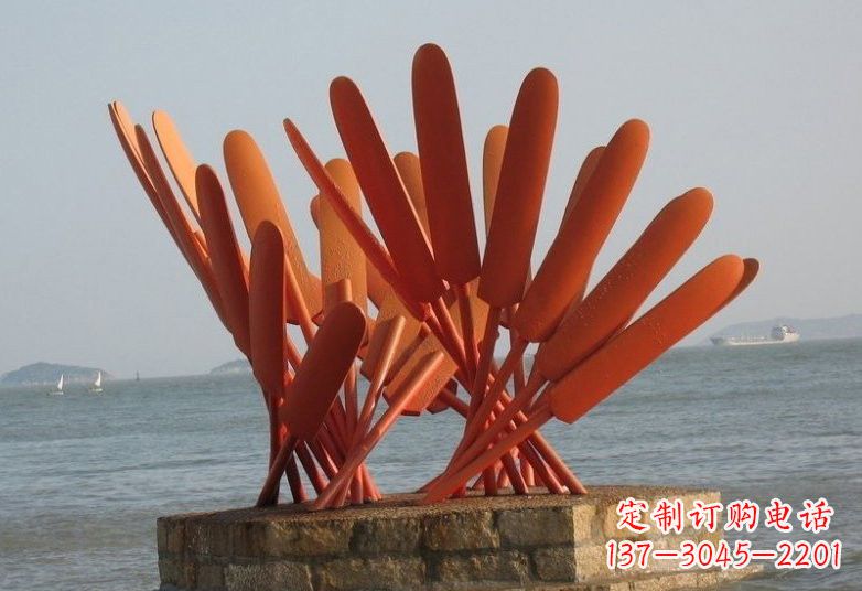 徐州不锈钢船桨雕塑