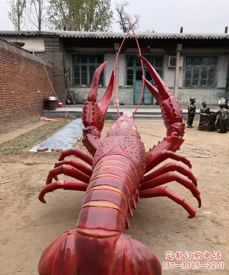 徐州不锈钢大龙虾雕塑