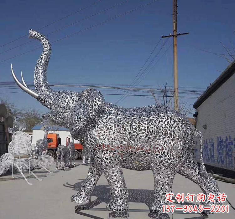徐州不锈钢大象雕塑