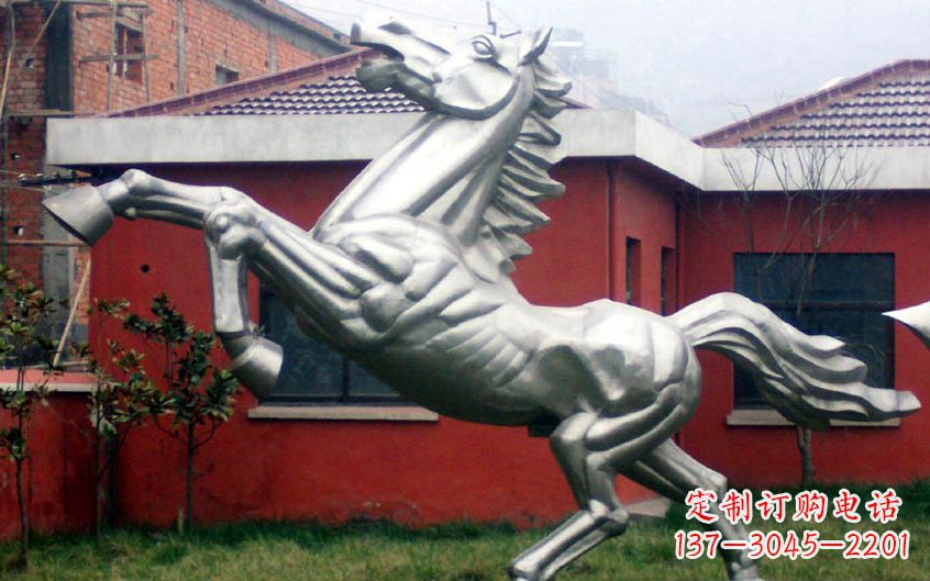 徐州不锈钢动物奔马雕塑