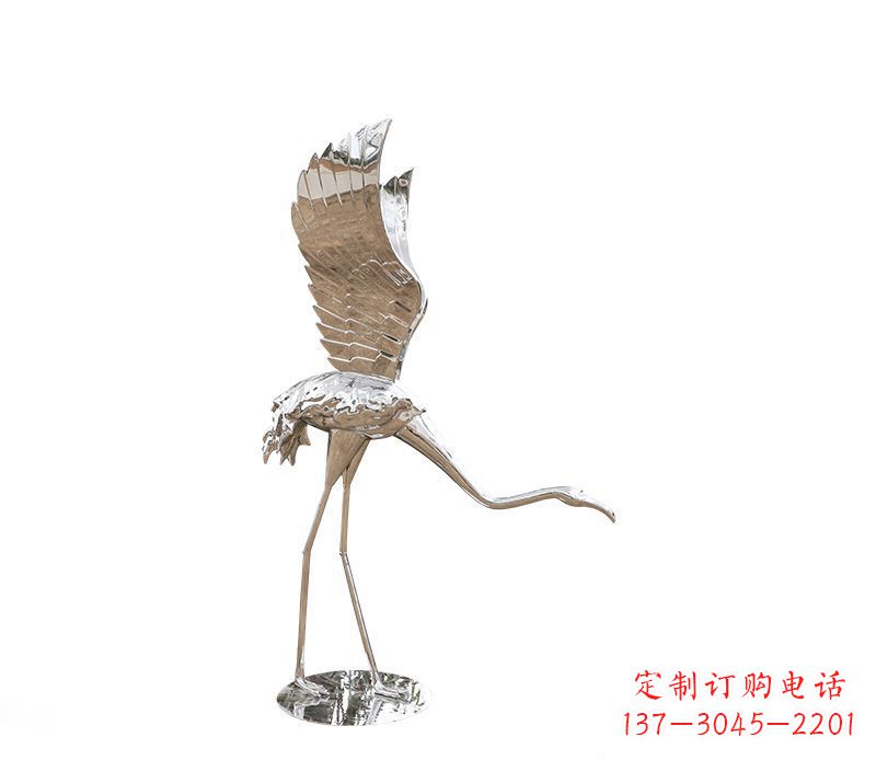 徐州不锈钢动物火烈鸟雕塑112