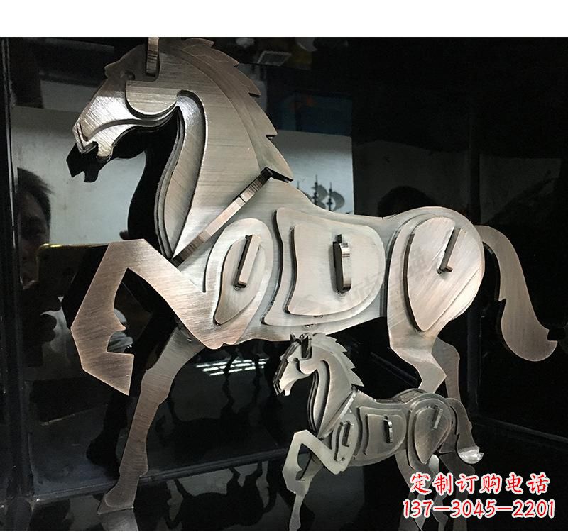 徐州不锈钢动物马雕塑