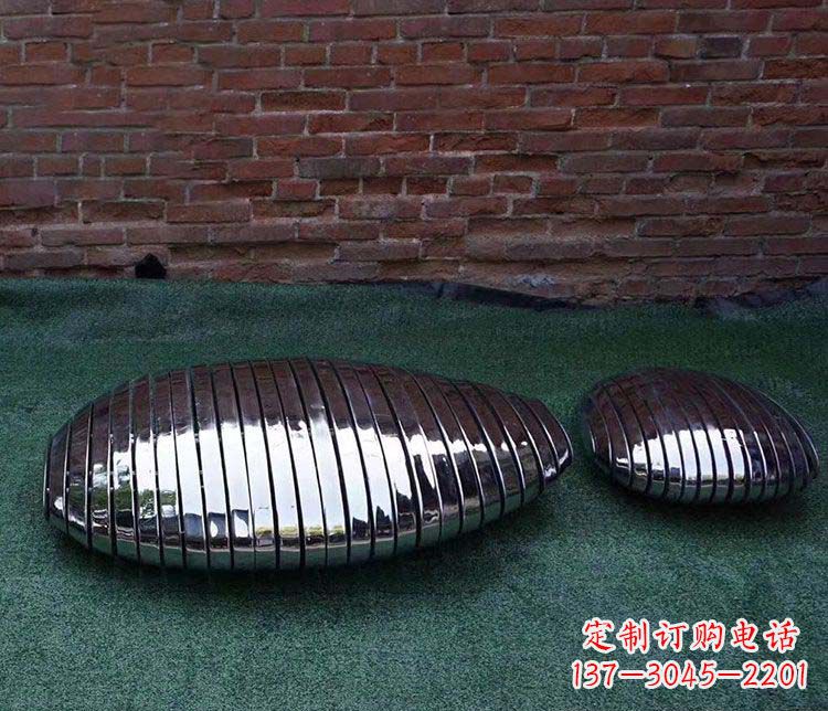 徐州不锈钢鹅卵石雕塑1