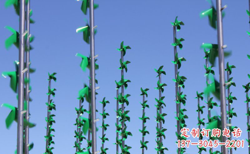 徐州不锈钢风车景观雕塑