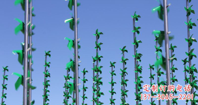 徐州不锈钢风车广场景观雕塑