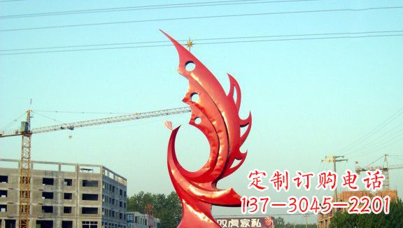 徐州不锈钢凤凰城市雕塑
